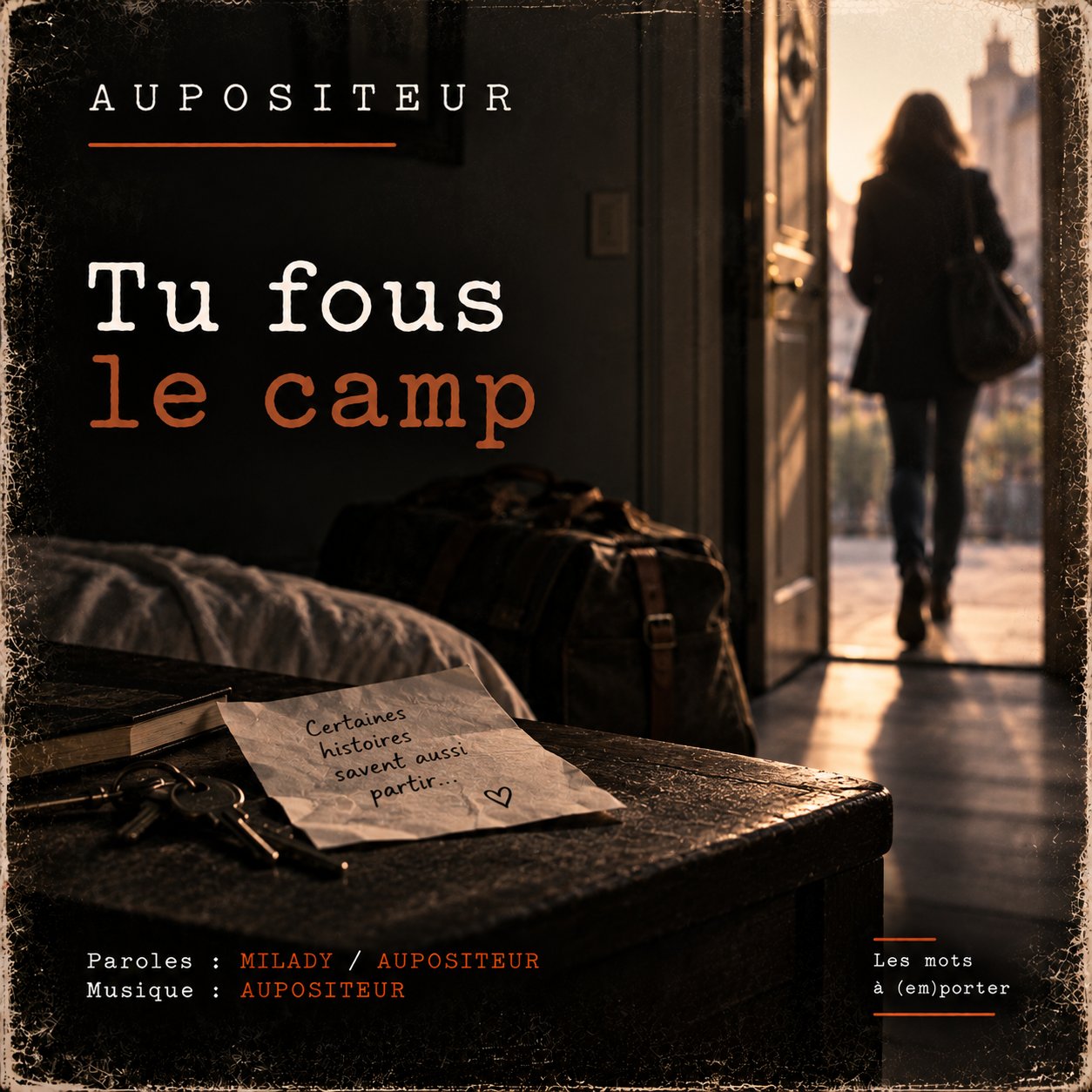 Pochette — Tu fous le camp