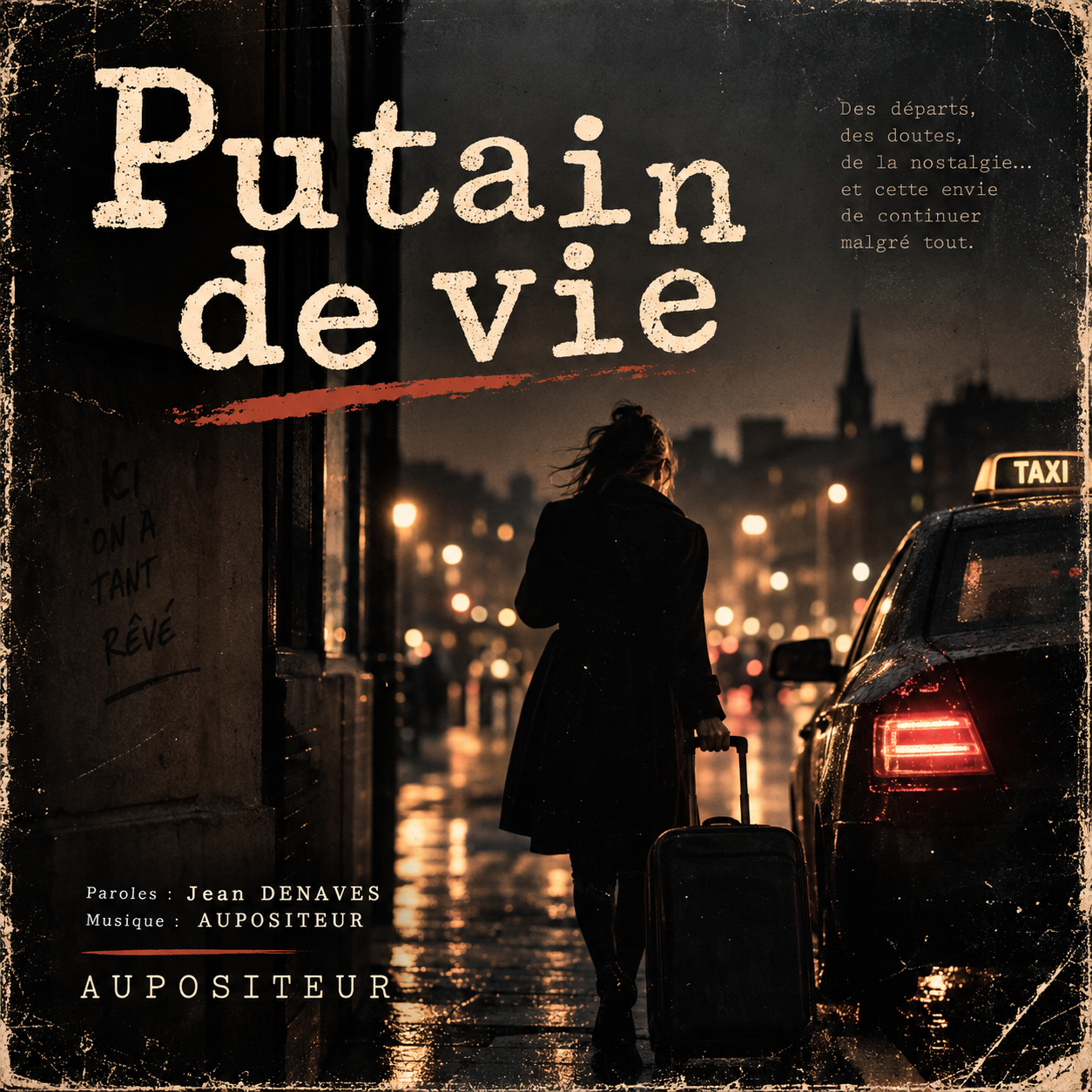 Pochette — Putain de vie
